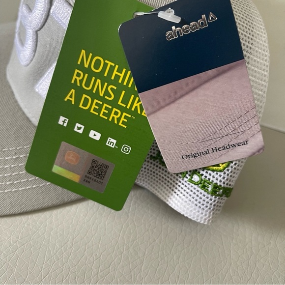 NWT John Deere Snapback Hat Baseball Cap 1837 logo - Picture 4 of 12